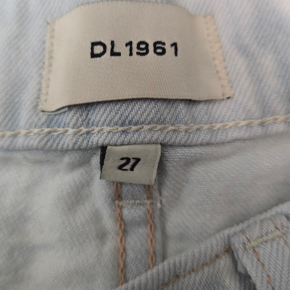 DL1961 Anthropologie Light Blue Wash Hepburn Wide Leg Women's Jeans 27 - Picture 4 of 6